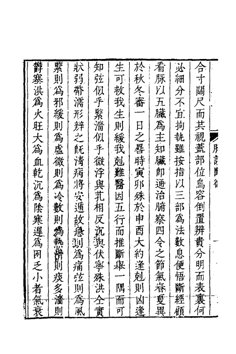 洞垣全书脉诀阐微（清）陳士鐸撰+全一册_0004.jpg